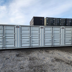 40ft High Cube Shipping Container – 4 Sets of Side Doors